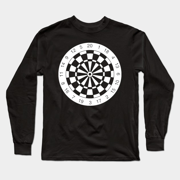 dartboard Long Sleeve T-Shirt by baikteman